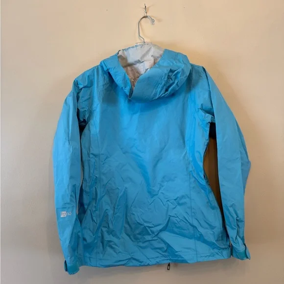 Patagonia Jacket Women’s XS Blue Full Zip Torrentshell Hooded Rain Windbreaker - Picture 9 of 14